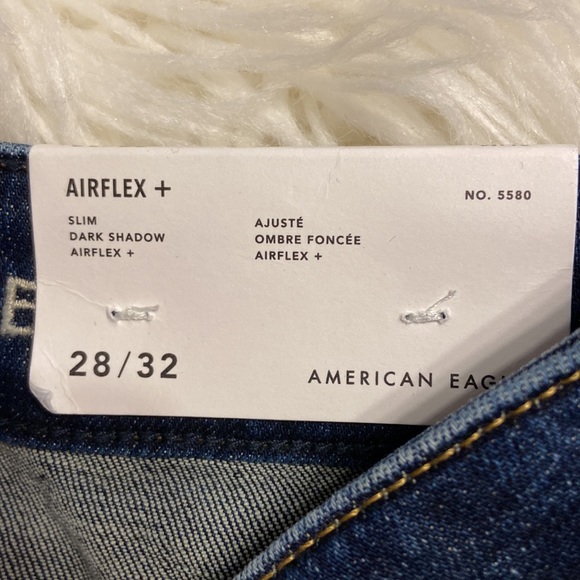 American Eagle Airflex Slim Dark Shadow Jeans size 28-32 brand new with tag - Picture 6 of 12